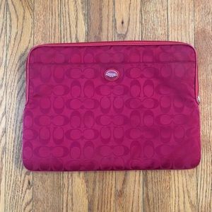 Coach Laptop Case